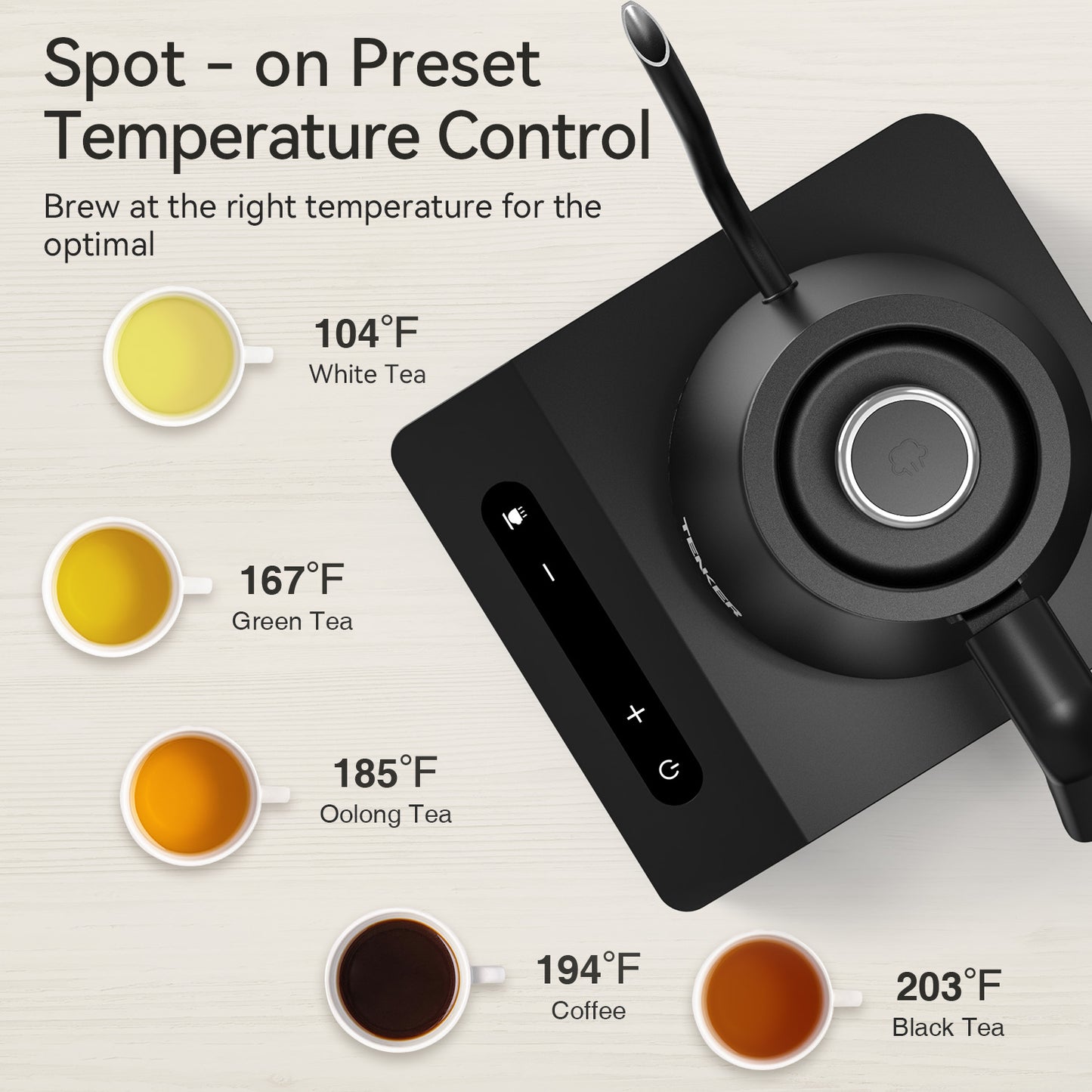 Bollitore Essenziale | Gooseneck Electric Kettle