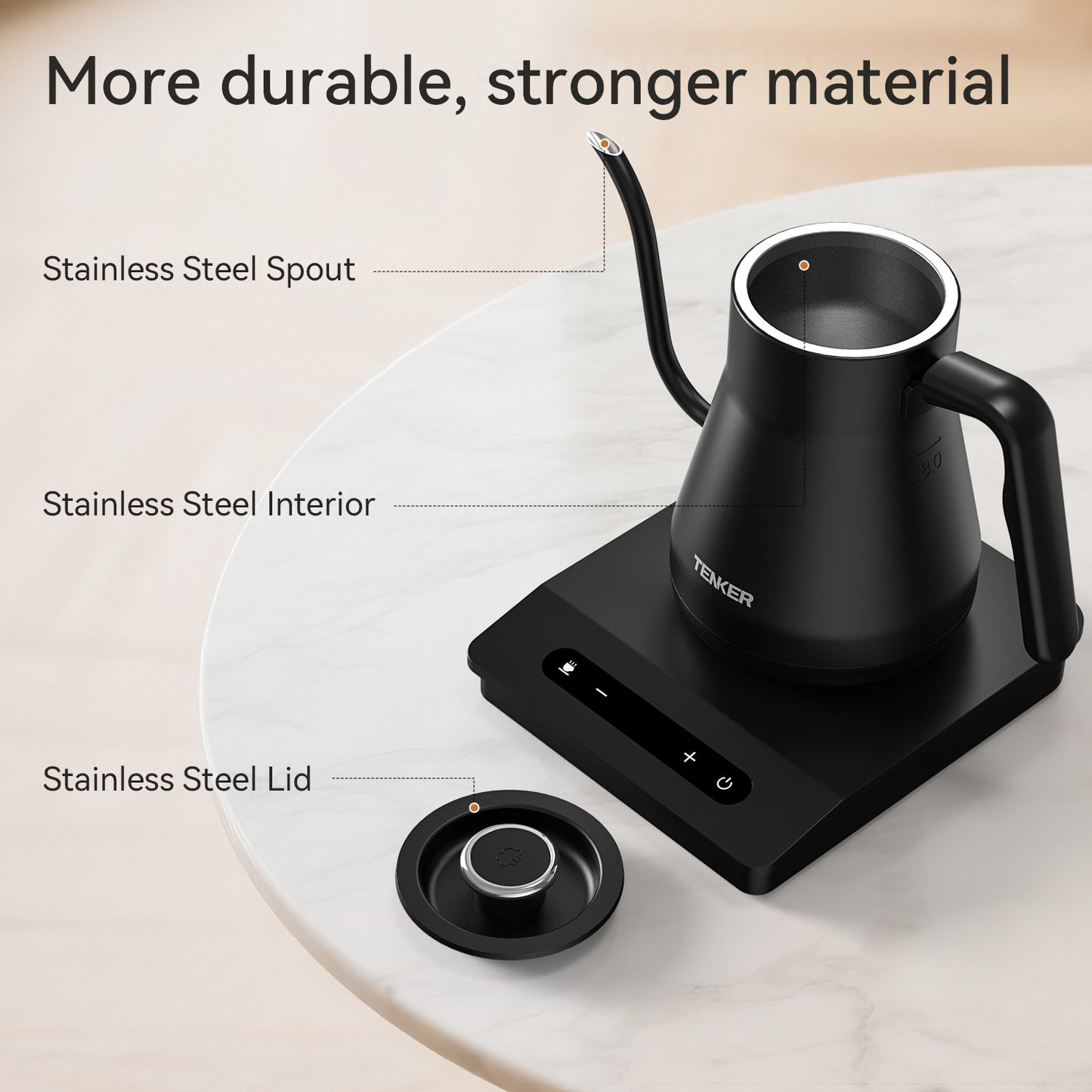 Bollitore Essenziale | Gooseneck Electric Kettle